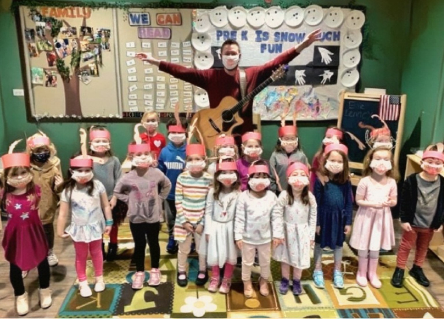 Historical classroom photo